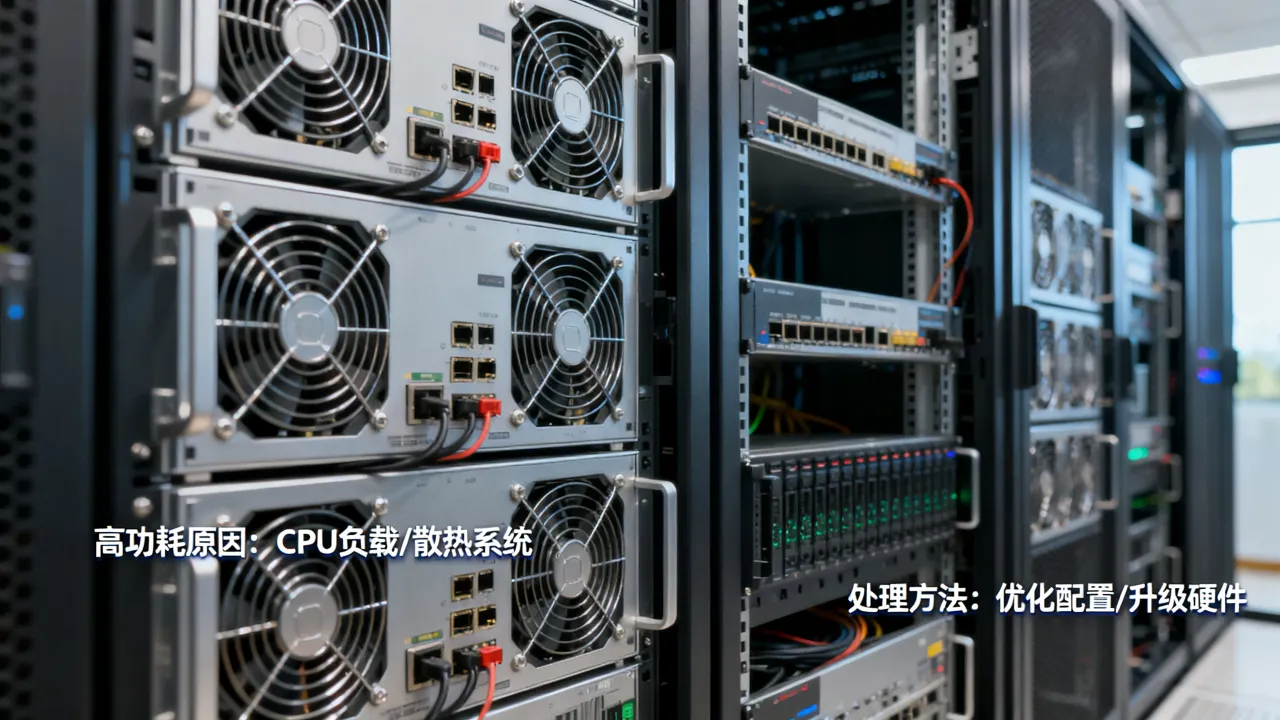 服务器为什么功耗高，服务器功耗过高如何处理？