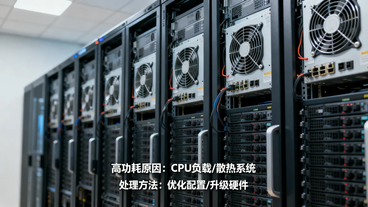 服务器为什么功耗高，服务器功耗过高如何处理？
