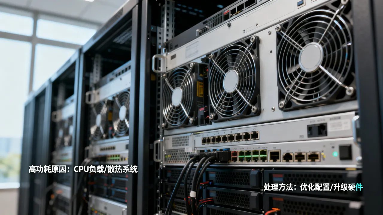 服务器为什么功耗高，服务器功耗过高如何处理？
