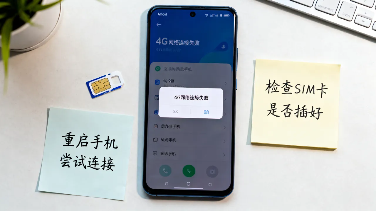 为什么qq用不了4g网络连接服务器，安卓手机无法联网的解决方法