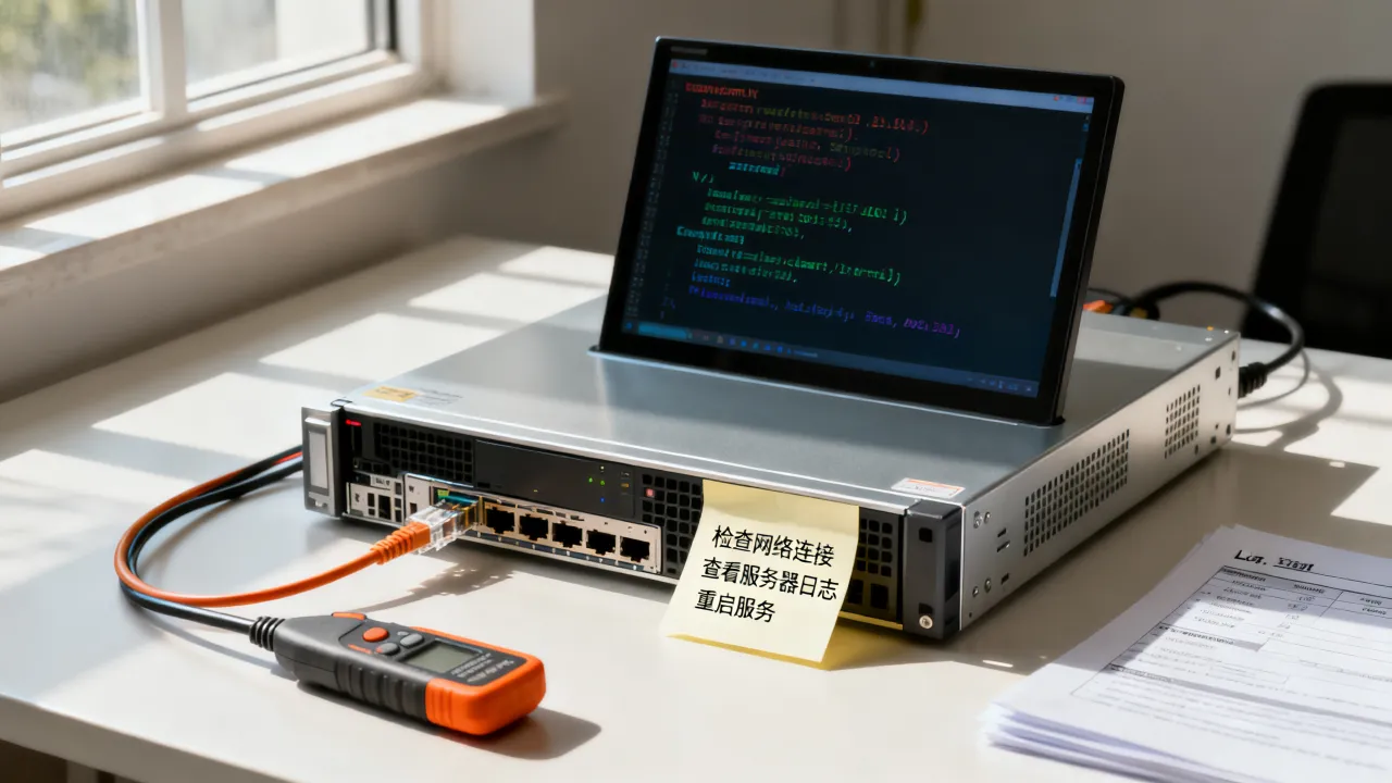 服务器为什么显示异常，服务器显示异常怎么排查解决