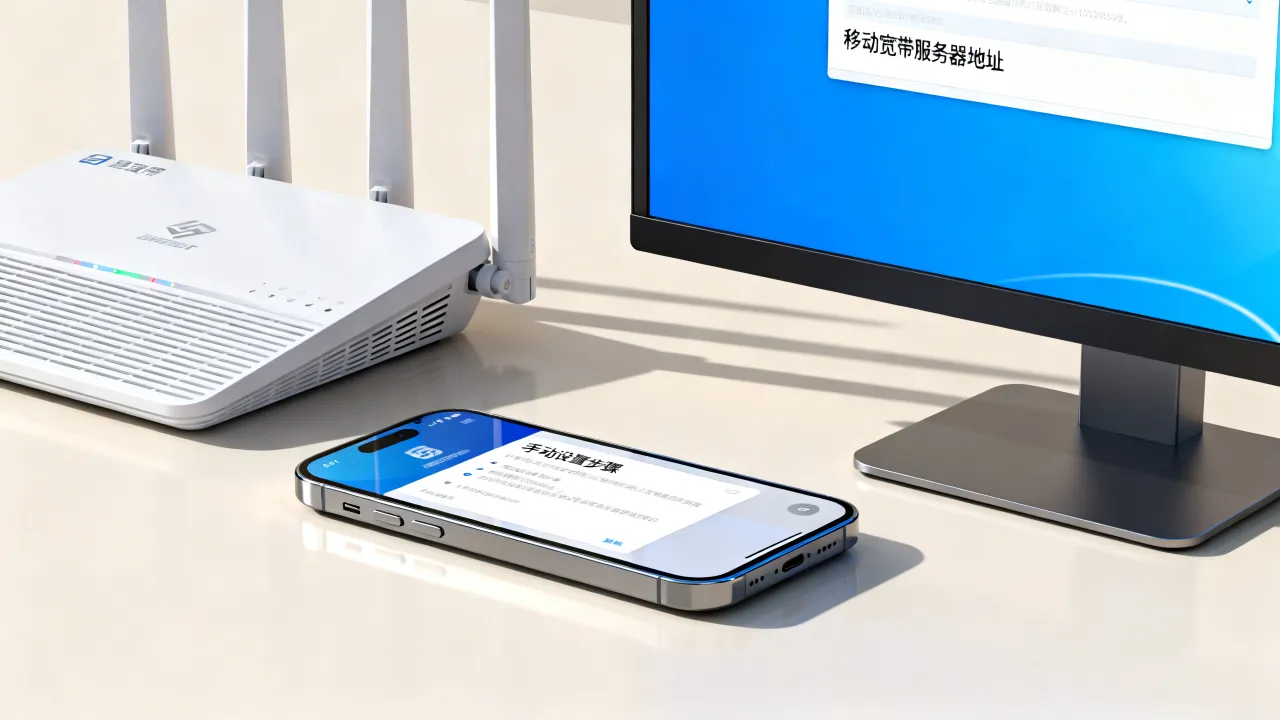 移动宽带的服务器地址是什么?怎么手动设置最稳