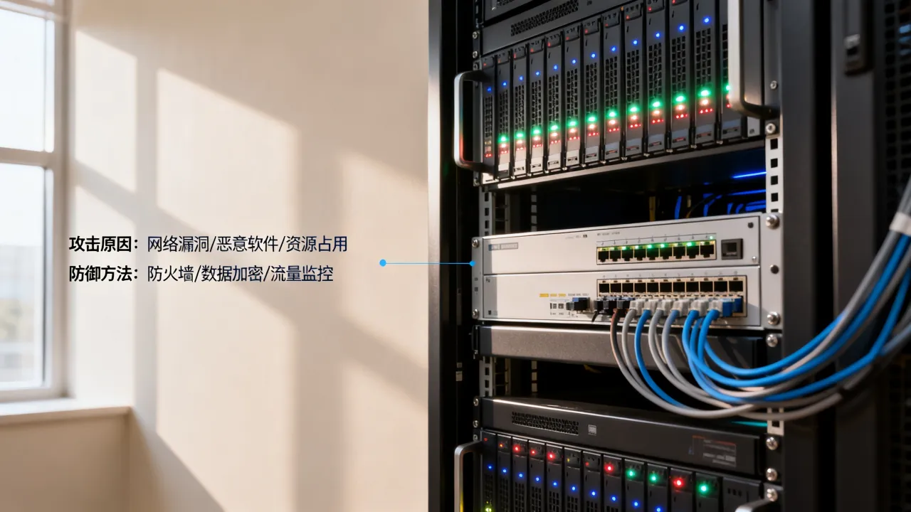 为什么经常攻击服务器，服务器频繁被攻击的原因及防御方法是什么