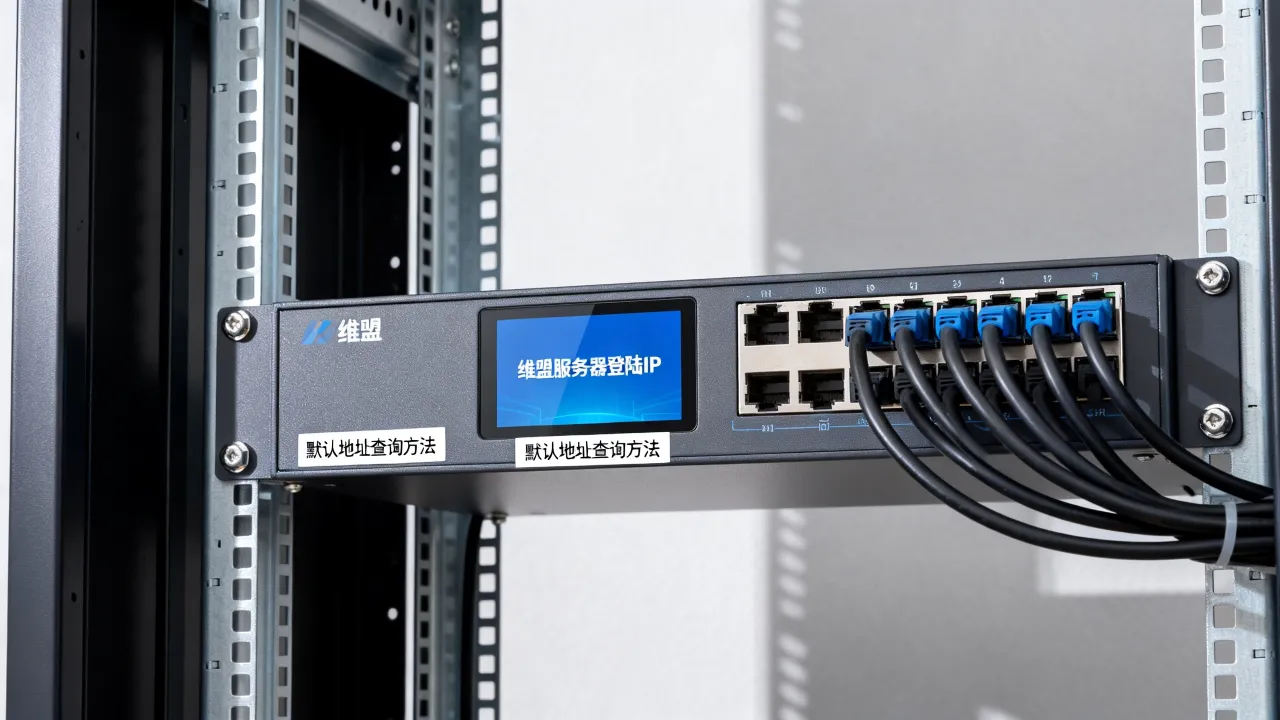 维盟服务器登陆IP是多少？默认地址怎么查？