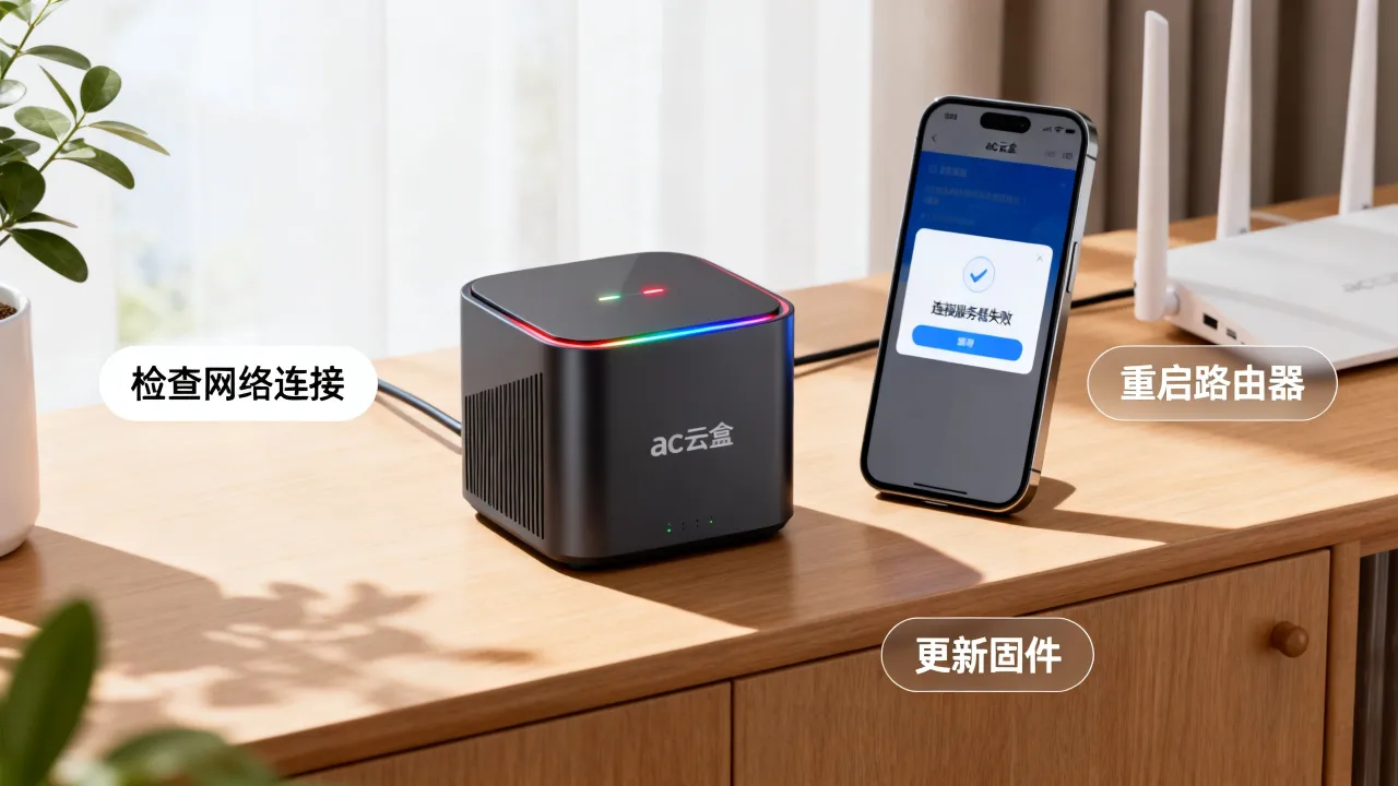 ac云盒为什么一直连接服务器,连接服务器失败怎么解决
