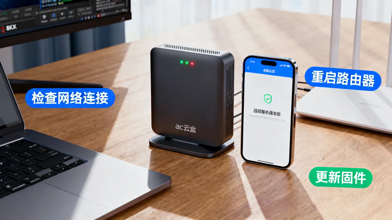 ac云盒为什么一直连接服务器,连接服务器失败怎么解决 ac云盒为什么一直连接服务器,连接服务器失败怎么解决