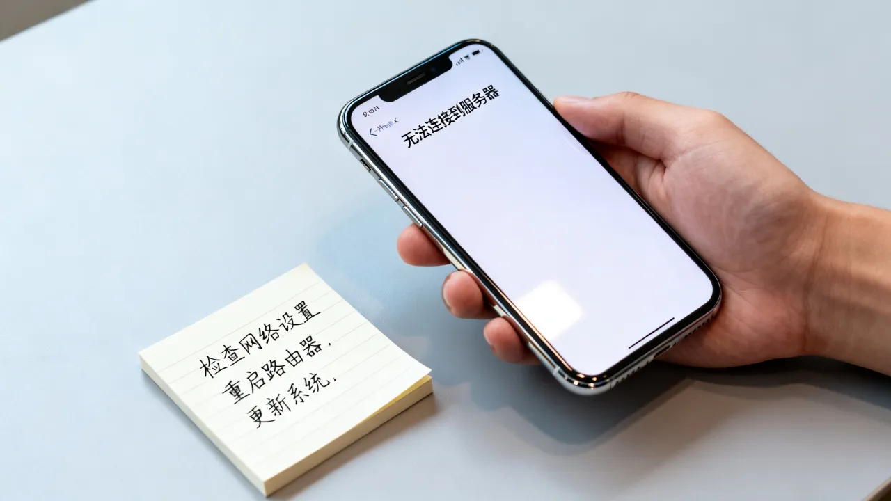 苹果x为什么老是找不到服务器？iPhone x连不上服务器怎么解决
