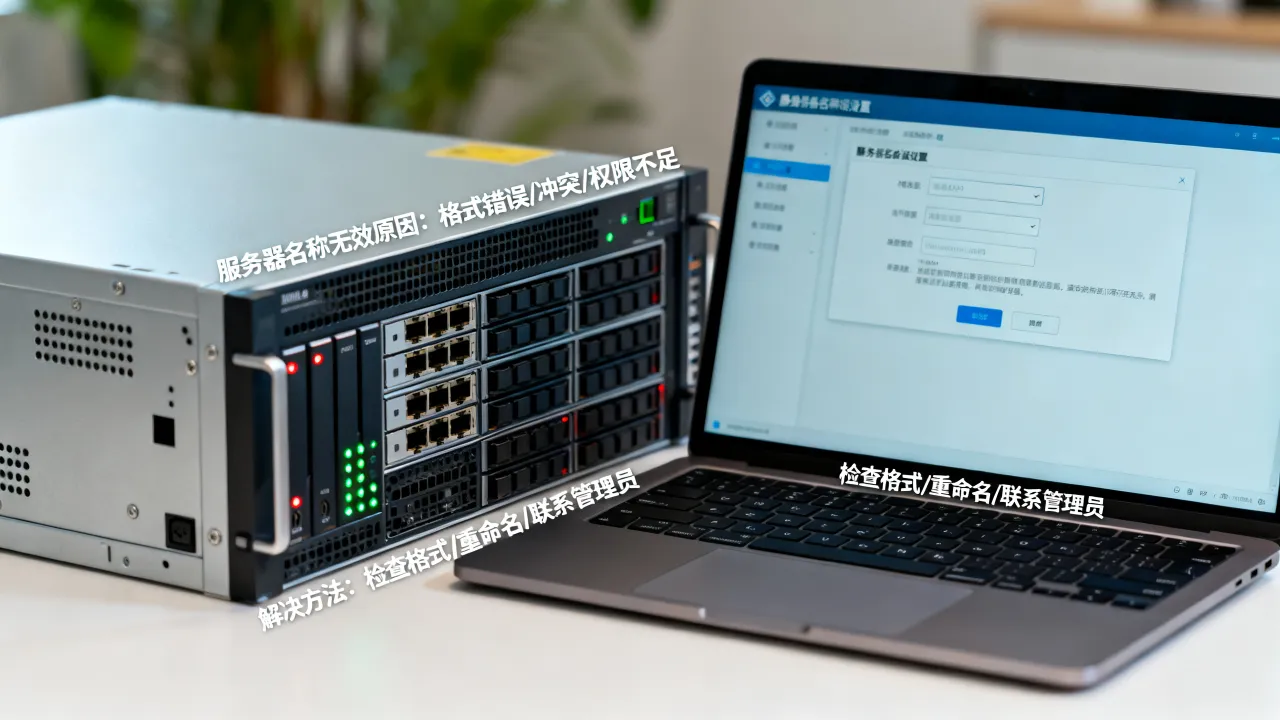 服务器名称为什么无效，服务器名称无效怎么解决