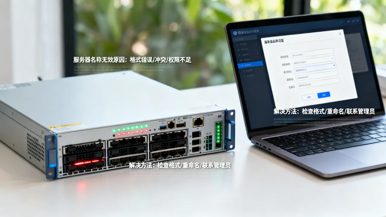 服务器名称为什么无效，服务器名称无效怎么解决