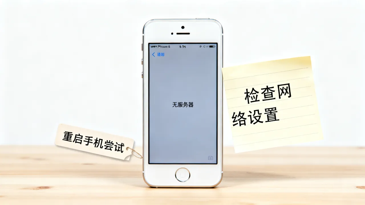 为什么我的iphone5s总是无服务器，无服务器怎么回事