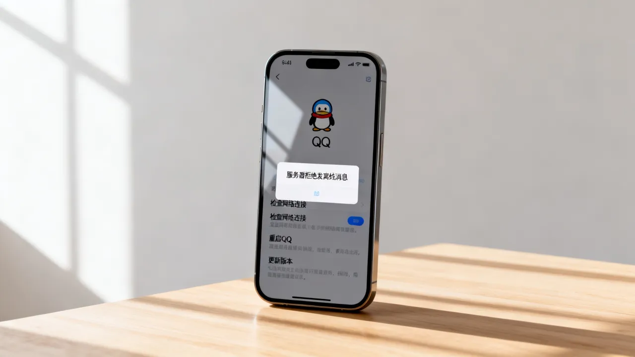 为什么QQ显示服务器拒绝发离线消息?解决方法和原因分析 为什么QQ显示服务器拒绝发离线消息?解决方法和原因分析
