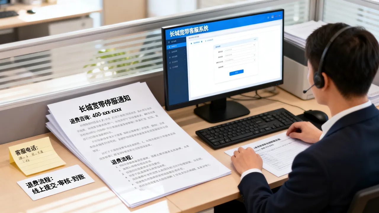 长城宽带停止服务器怎么回事，长城宽带停服退费找谁