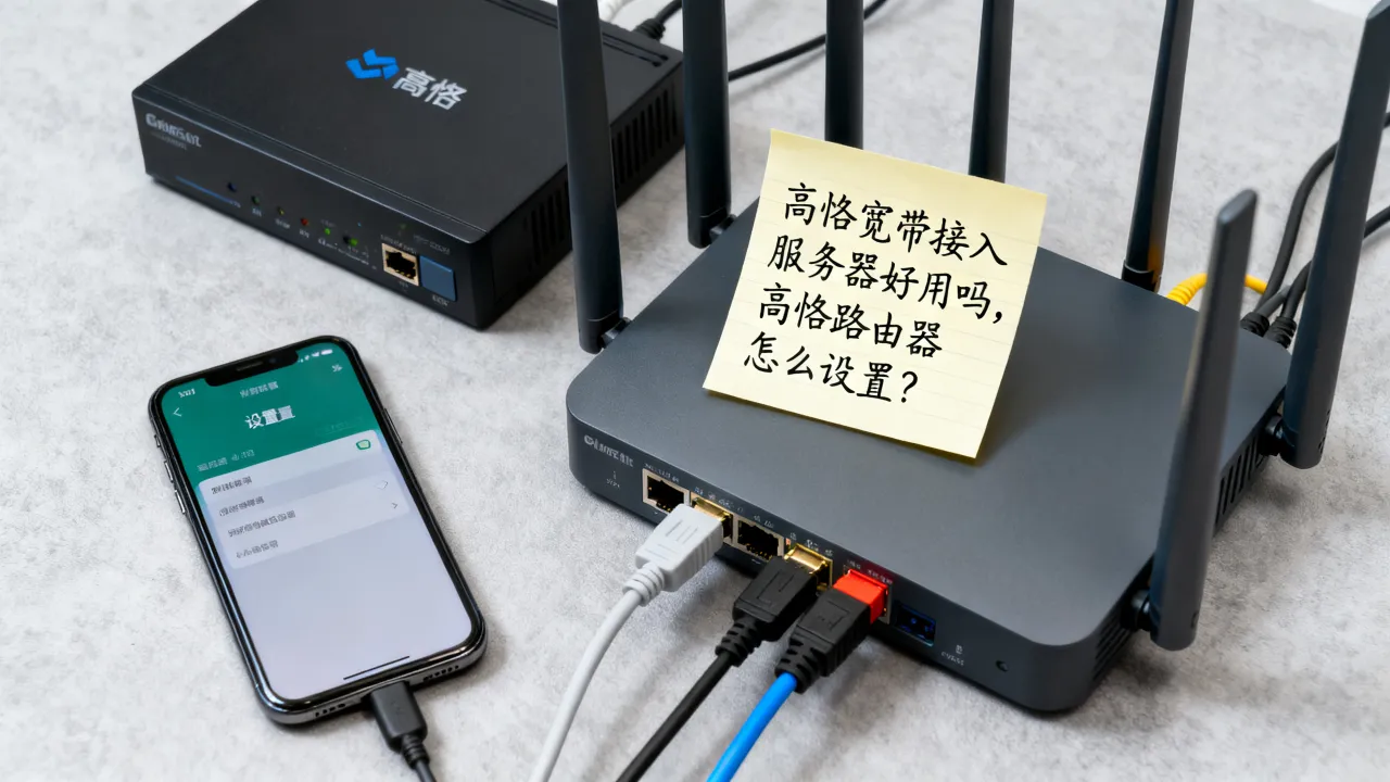 高恪宽带接入服务器好用吗，高恪路由器怎么设置？