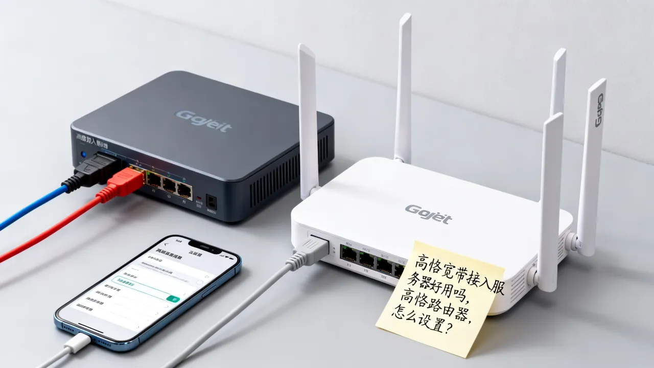 高恪宽带接入服务器好用吗，高恪路由器怎么设置？