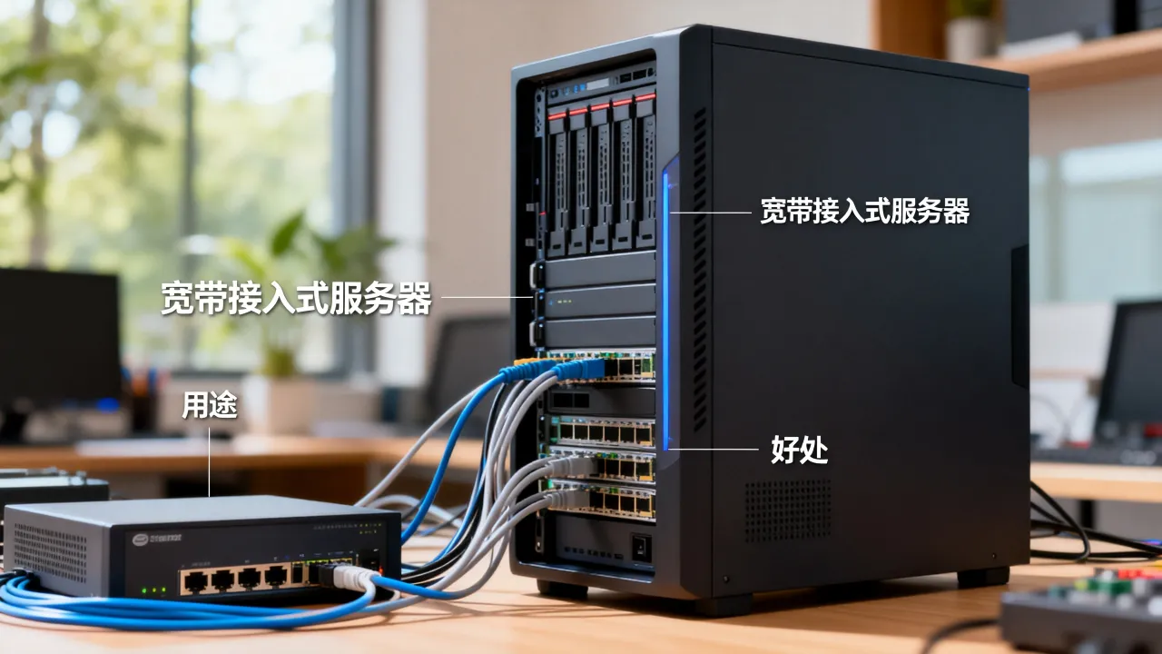 宽带接入式服务器是什么意思，有什么用途和好处？