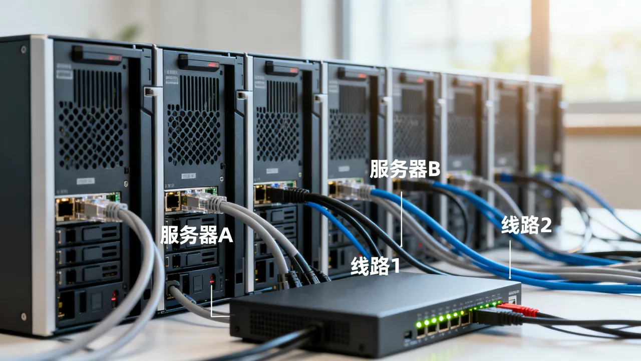 服务器网速怎么叠加实现，多线路负载均衡如何配置