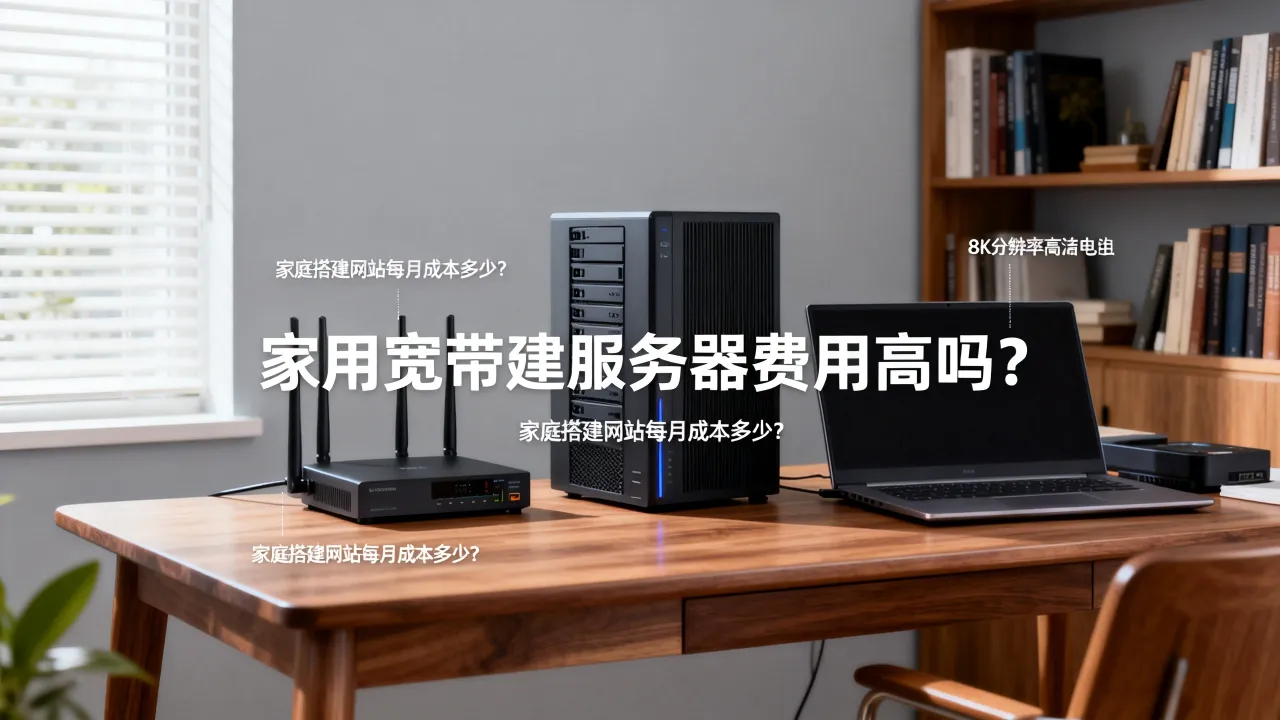 家用宽带建服务器费用高吗？家庭搭建网站每月成本多少？