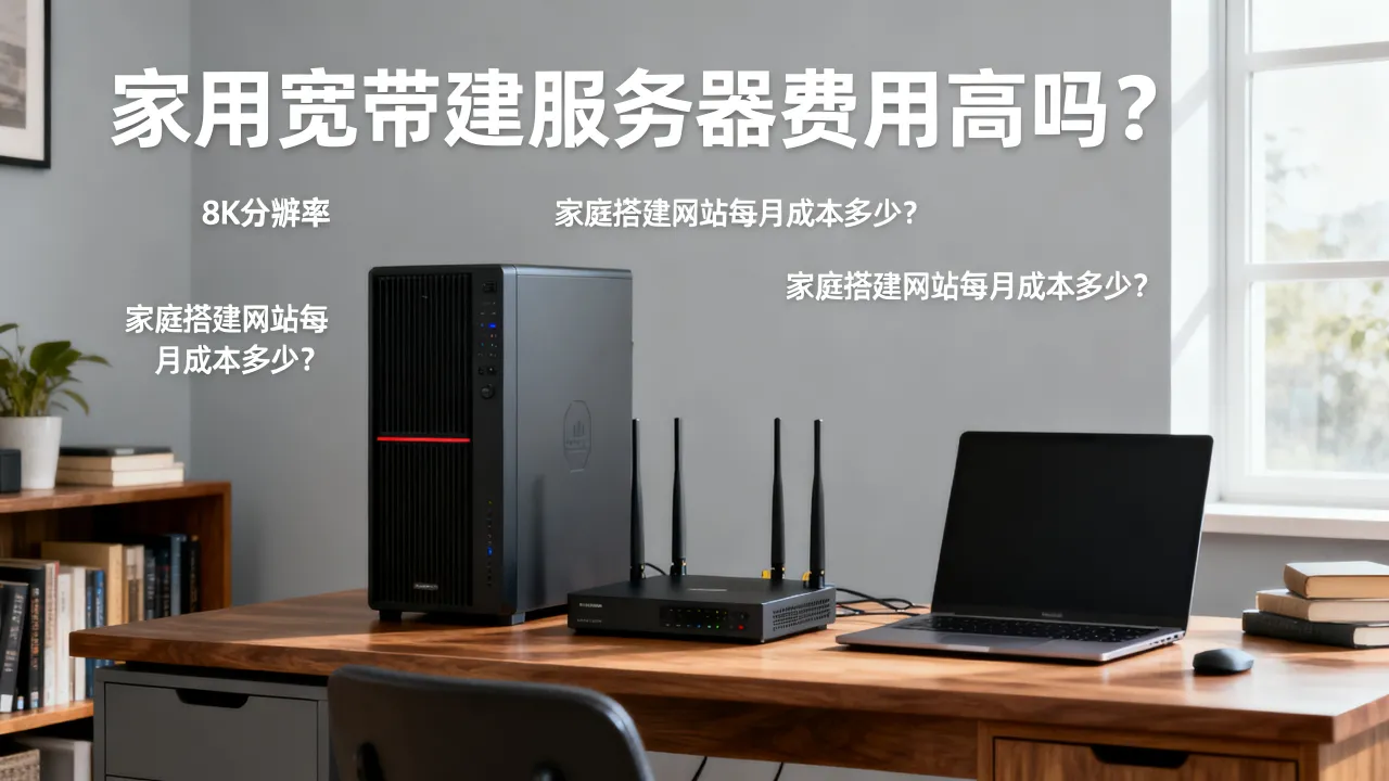 家用宽带建服务器费用高吗？家庭搭建网站每月成本多少？
