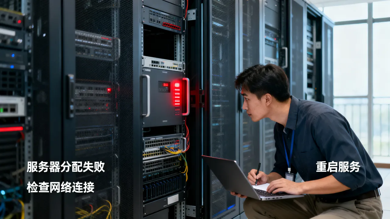 为什么没有分配到服务器？服务器分配失败原因，如何解决？