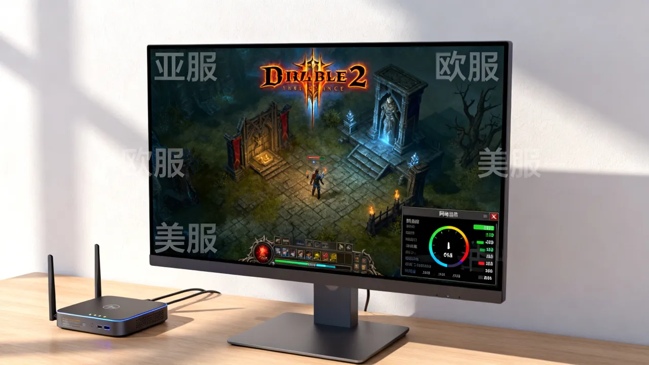 暗黑2哪个服务器网速最快？延迟低不卡的服务器推荐