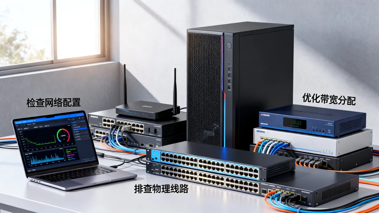服务器实际网速很慢怎么办，服务器网络延迟高如何解决