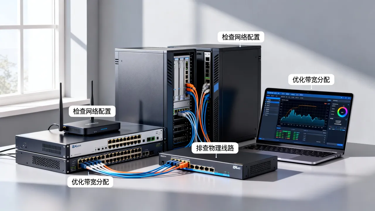 服务器实际网速很慢怎么办，服务器网络延迟高如何解决