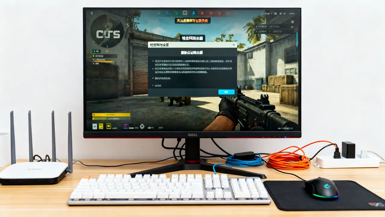 为什么我的cs go寻找专业服务器失败，csgo匹配不到服务器怎么办