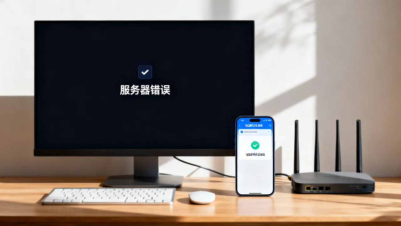 QQ空间为什么出现服务器错误，服务器错误怎么办