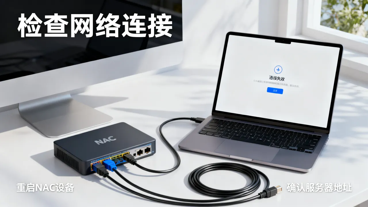 NAC为什么连接不上服务器，NAC连接服务器一直失败怎么解决