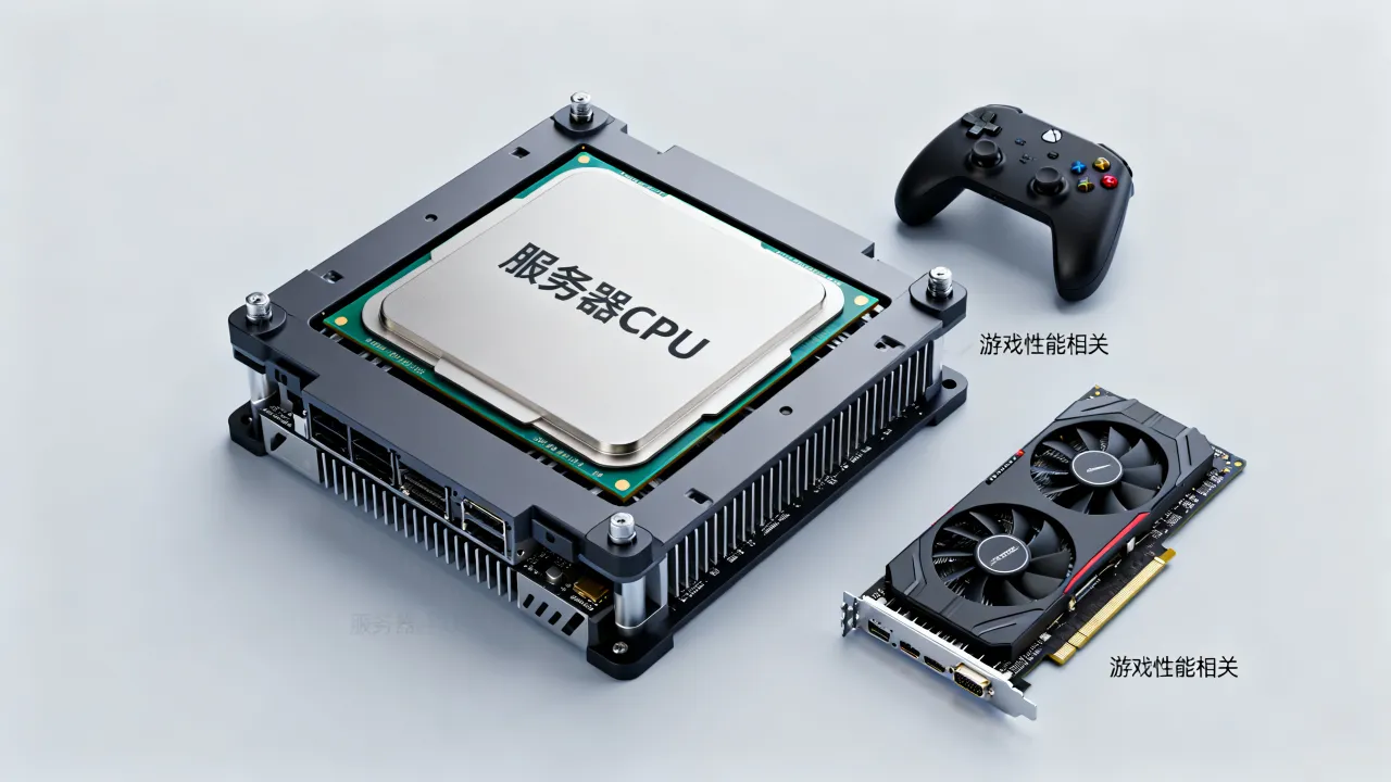 服务器CPU为什么玩游戏不行，游戏性能差的原因是什么