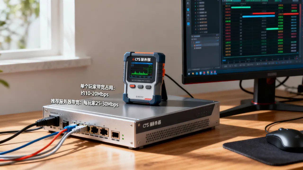 CS服务器一个玩家占用多少宽带,带宽多大合适