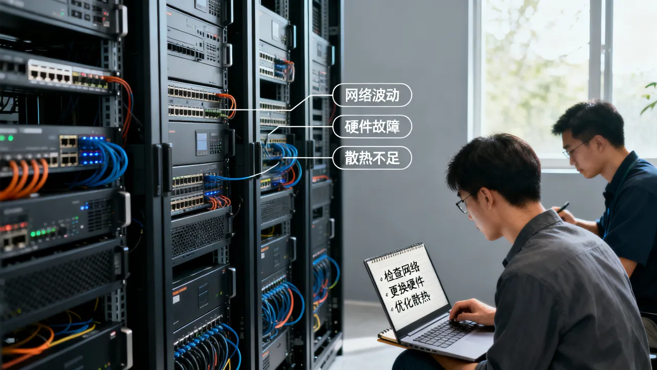 服务器为什么不稳定,服务器不稳定的原因和解决方法有哪些?