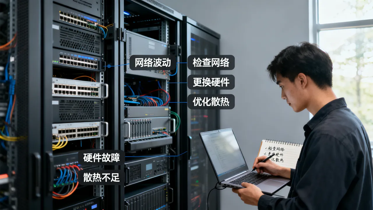 服务器为什么不稳定，服务器不稳定的原因和解决方法有哪些？