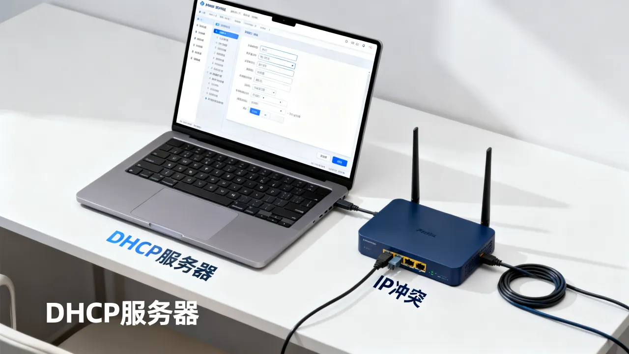 为什么电脑获取了其他DHCP服务器，如何解决IP冲突问题？