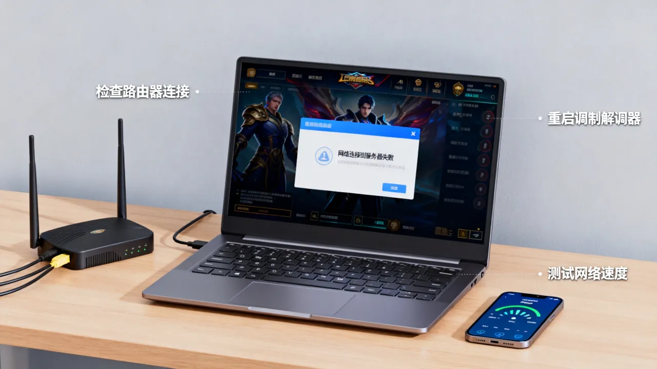打lol为什么说网络连接到服务器，连接失败怎么解决？