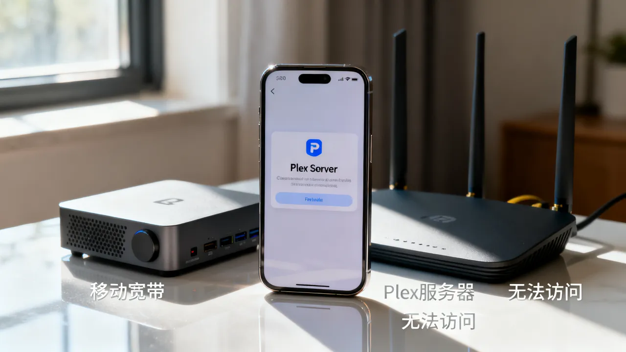 移动宽带连不上Plex服务器怎么办，为什么移动宽带无法访问Plex？