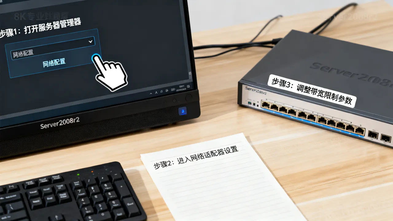 服务器2008r2怎么限速？，2008r2服务器如何设置限速