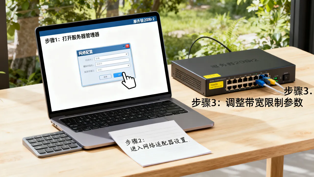 服务器2008r2怎么限速？，2008r2服务器如何设置限速