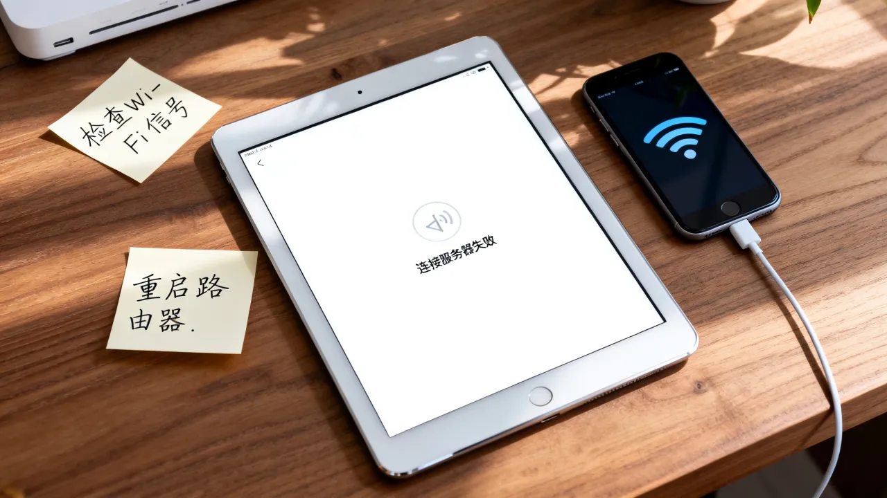 ipad连接服务器失败为什么，ipad连接不上服务器怎么办