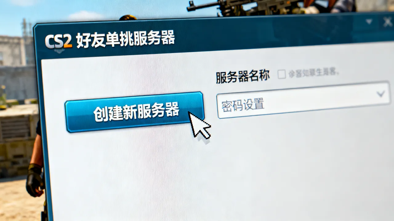 CS2好友单挑服务器为什么选不了，CS2单挑服务器怎么创建