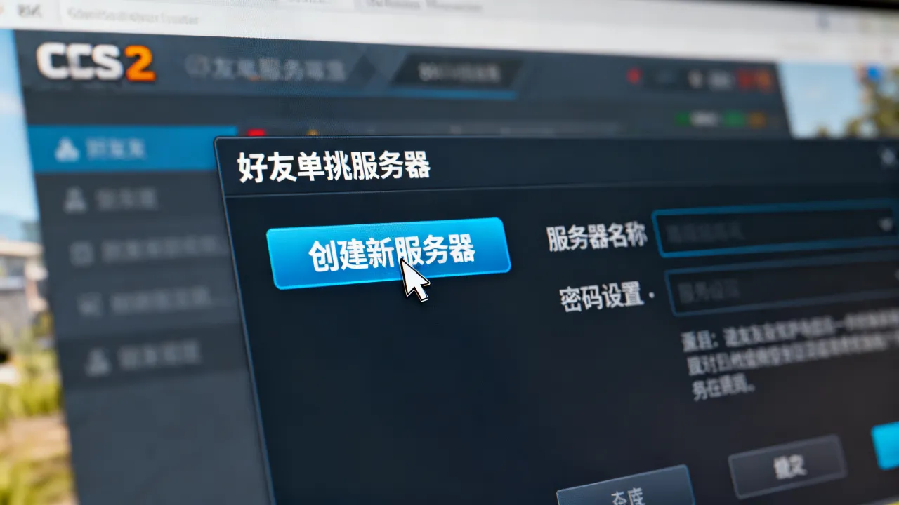 CS2好友单挑服务器为什么选不了，CS2单挑服务器怎么创建