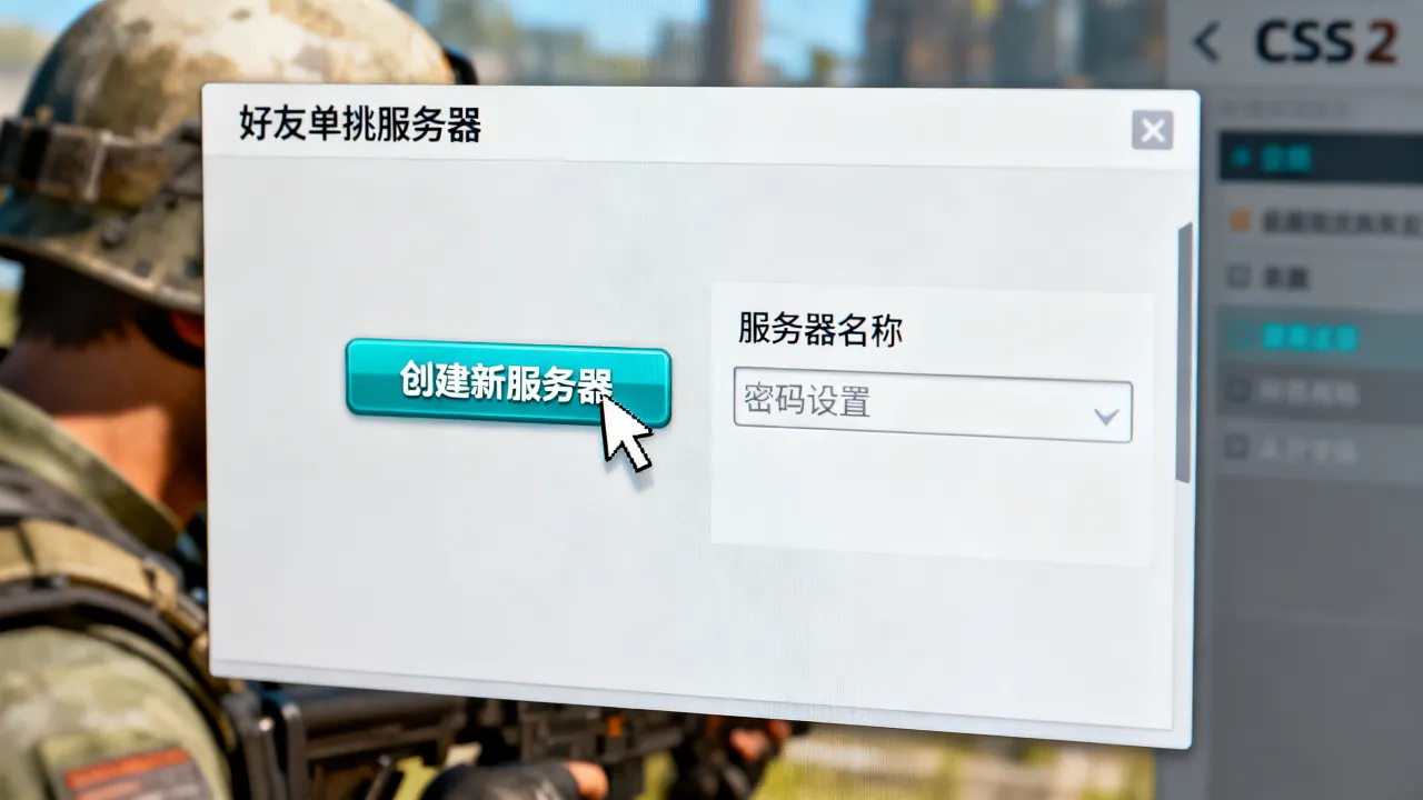 CS2好友单挑服务器为什么选不了，CS2单挑服务器怎么创建