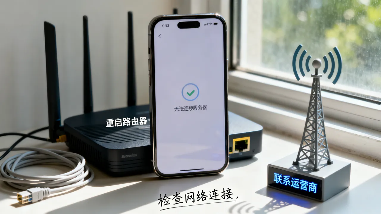 app为什么不能连接到服务器，手机app连接不上服务器怎么办