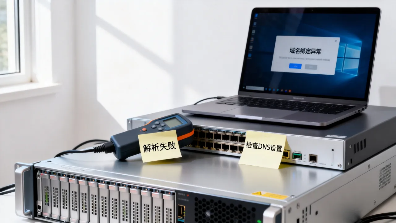 域名绑定网站域名后，网站访问异常怎么办？，域名解析失败怎么解决？