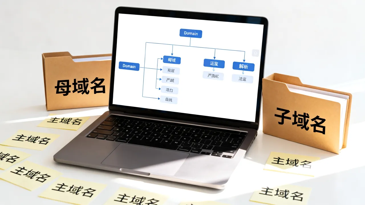 母域名和子域名有何区别？如何正确使用？子域名和主域名区别？