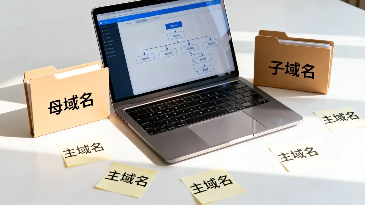 母域名和子域名有何区别？如何正确使用？子域名和主域名区别？