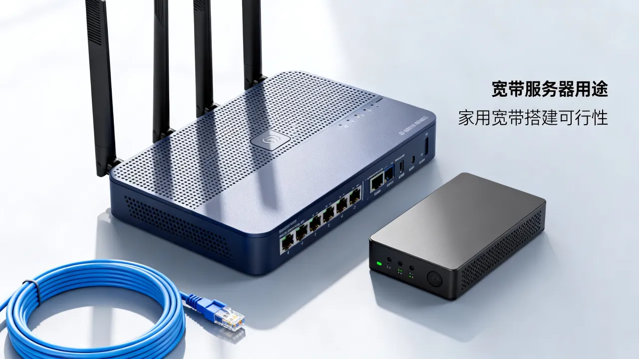 接宽带服务器有什么用，家用宽带能搭服务器吗？