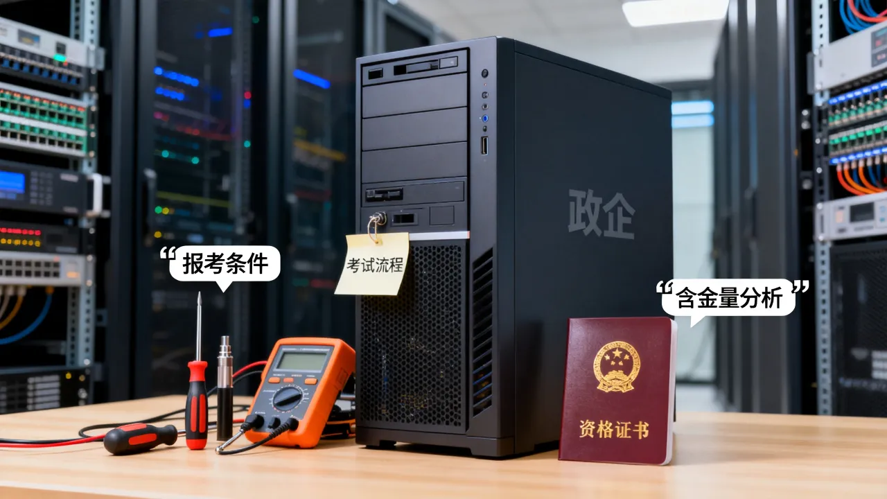 政企服务器运维资格证怎么考？报考条件及含金量高吗？