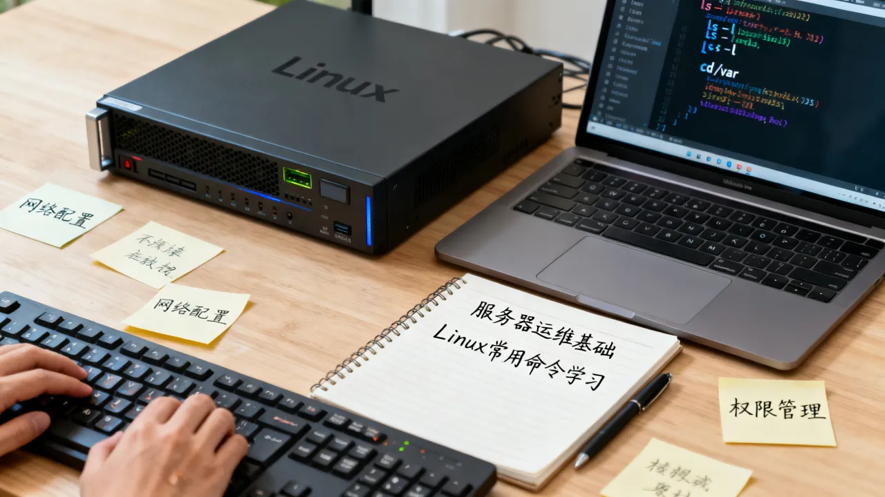 服务器初级运维有哪些必备知识点，linux常用命令怎么学