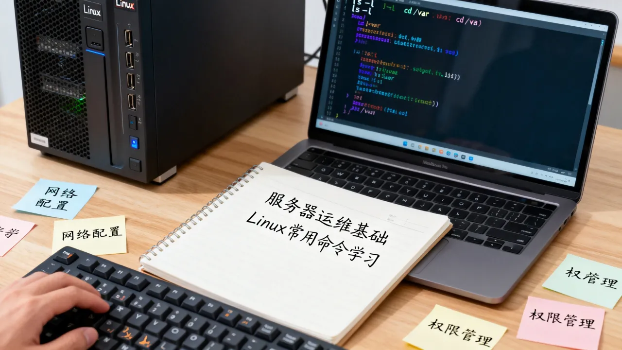 服务器初级运维有哪些必备知识点，linux常用命令怎么学